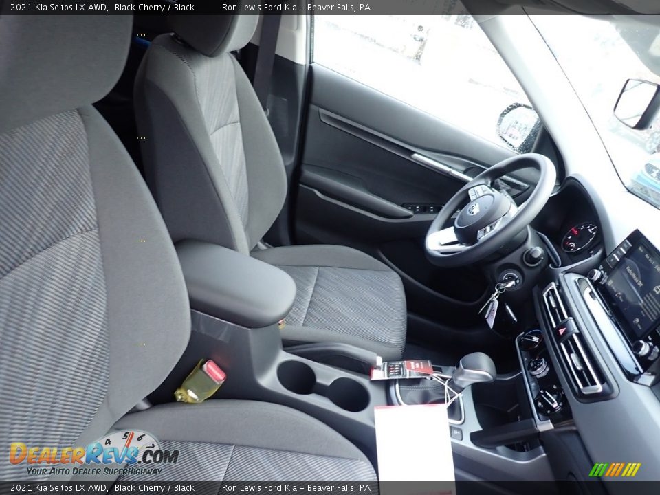 2021 Kia Seltos LX AWD Black Cherry / Black Photo #10