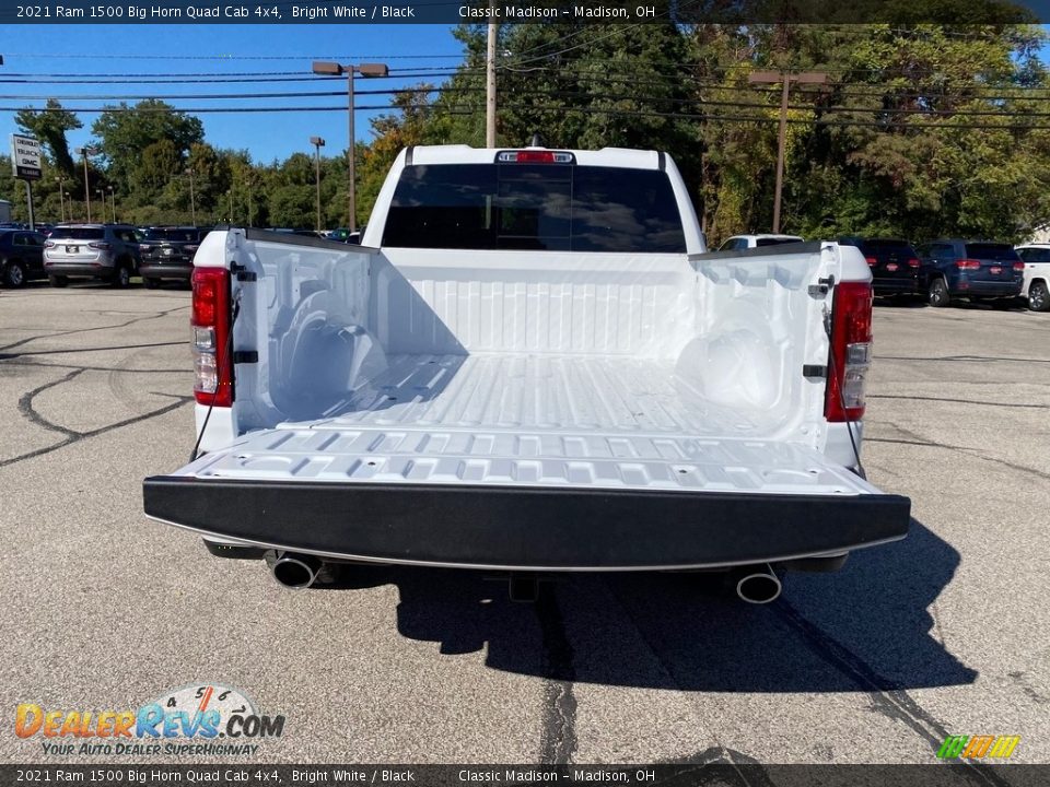 2021 Ram 1500 Big Horn Quad Cab 4x4 Bright White / Black Photo #11
