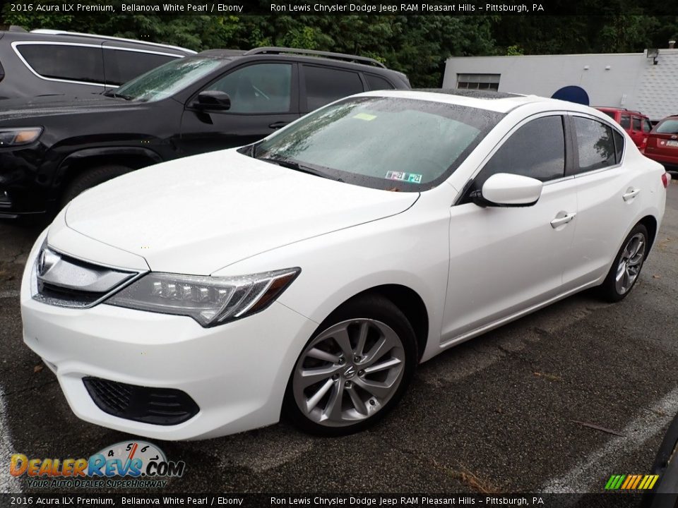 2016 Acura ILX Premium Bellanova White Pearl / Ebony Photo #1