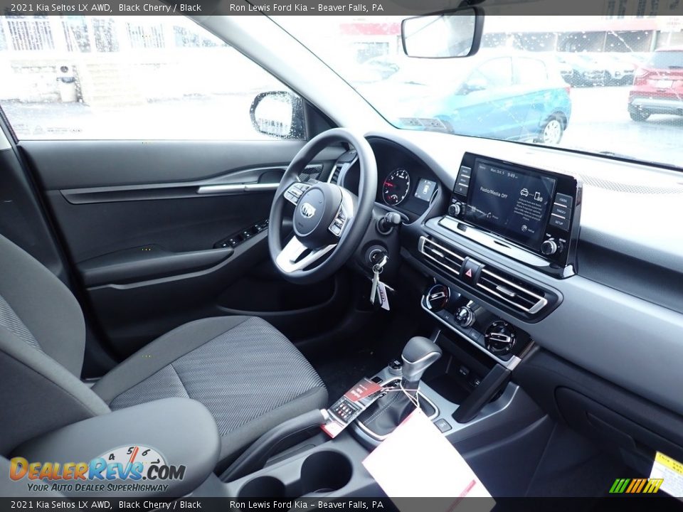 2021 Kia Seltos LX AWD Black Cherry / Black Photo #11