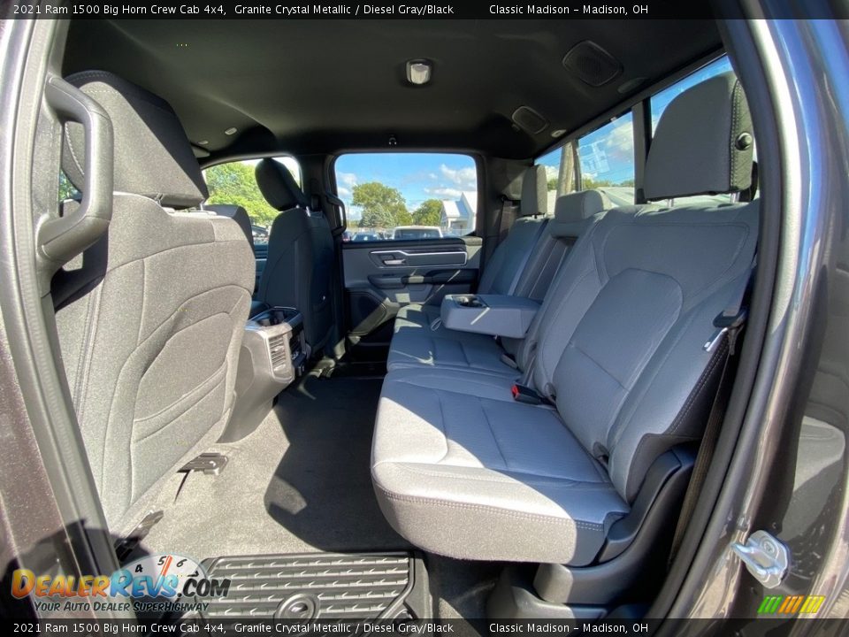 2021 Ram 1500 Big Horn Crew Cab 4x4 Granite Crystal Metallic / Diesel Gray/Black Photo #3