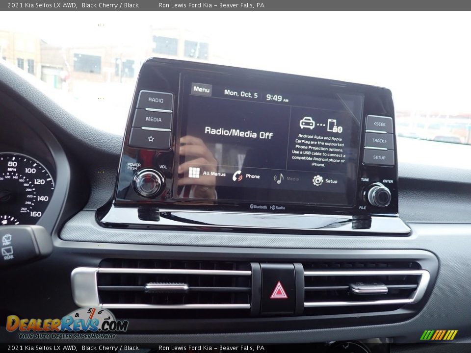 2021 Kia Seltos LX AWD Black Cherry / Black Photo #15