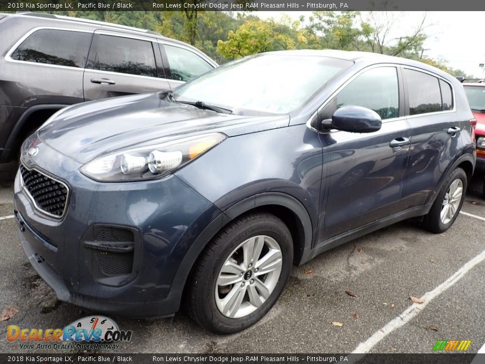 2018 Kia Sportage LX Pacific Blue / Black Photo #1