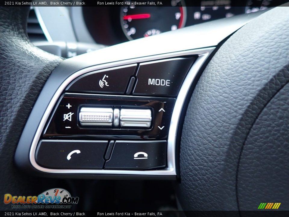 2021 Kia Seltos LX AWD Black Cherry / Black Photo #18