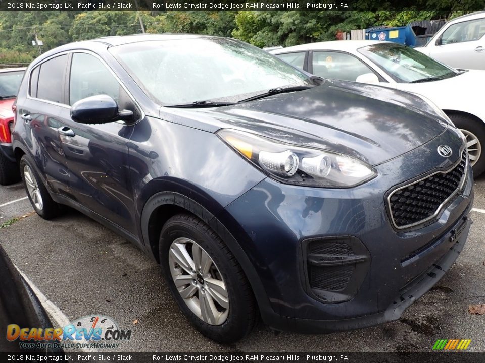 2018 Kia Sportage LX Pacific Blue / Black Photo #5