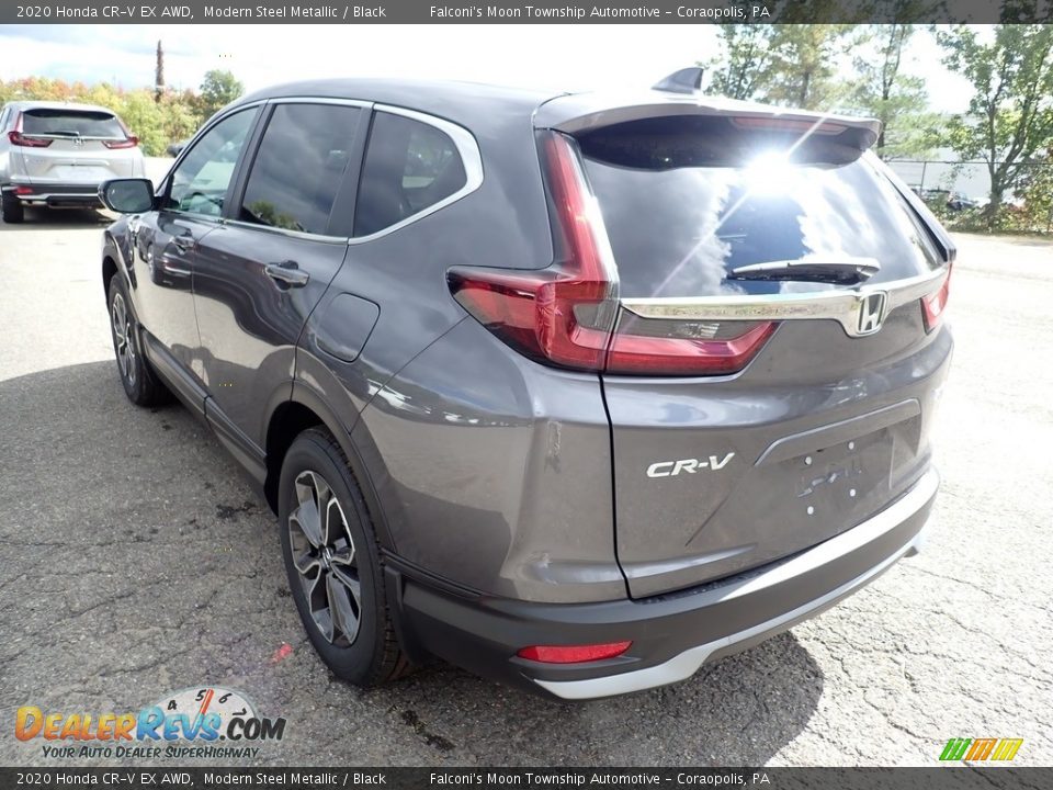 2020 Honda CR-V EX AWD Modern Steel Metallic / Black Photo #3