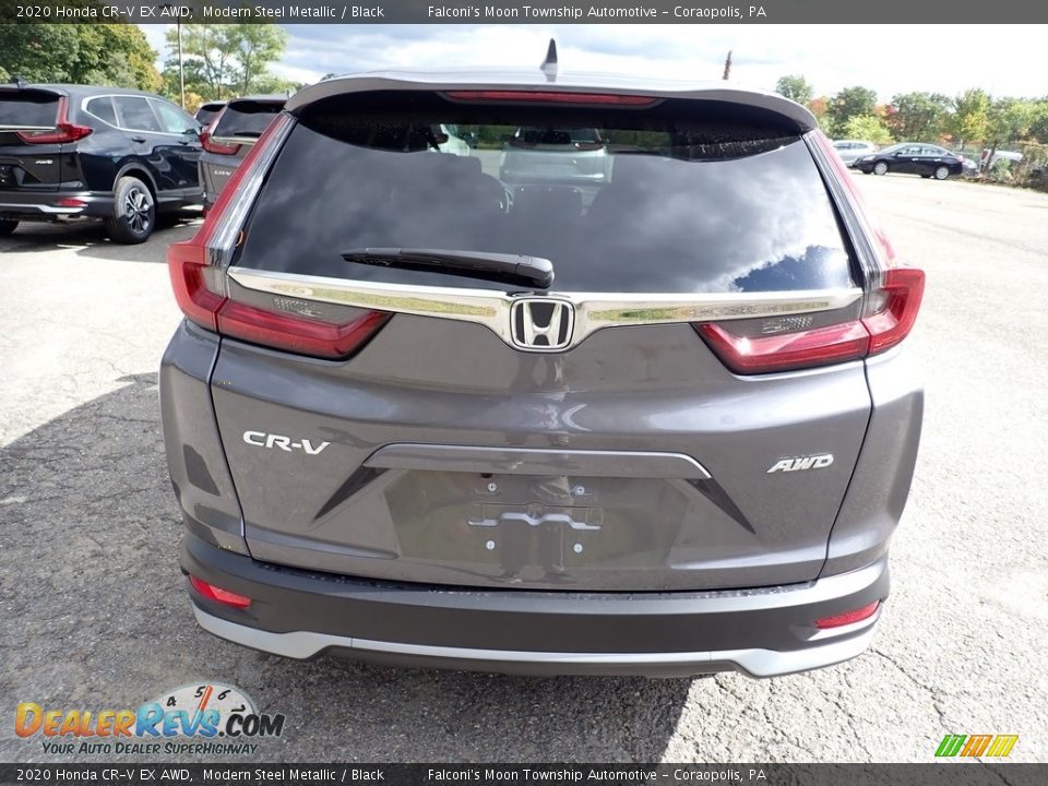 2020 Honda CR-V EX AWD Modern Steel Metallic / Black Photo #4