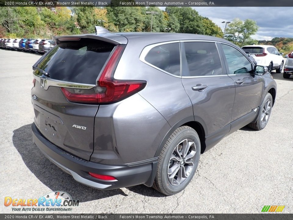 2020 Honda CR-V EX AWD Modern Steel Metallic / Black Photo #5