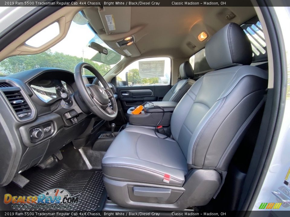 Black/Diesel Gray Interior - 2019 Ram 5500 Tradesman Regular Cab 4x4 Chassis Photo #3