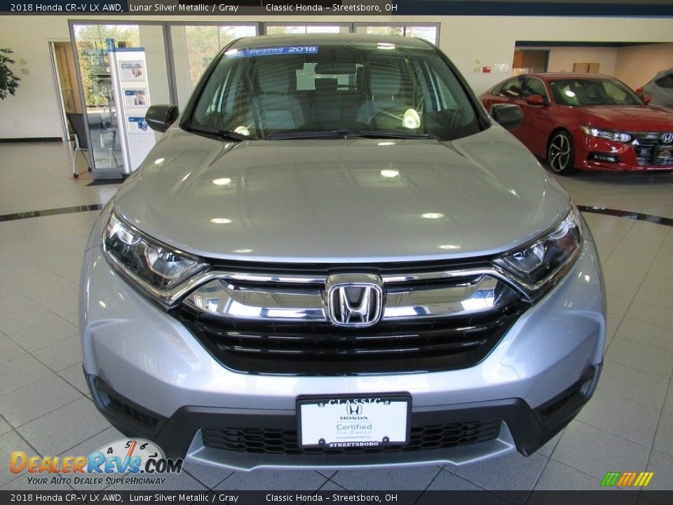 2018 Honda CR-V LX AWD Lunar Silver Metallic / Gray Photo #2