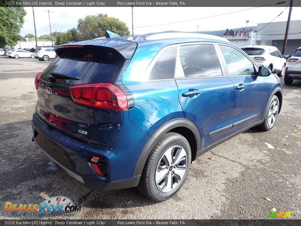 2020 Kia Niro LXS Hybrid Deep Cerulean / Light Gray Photo #2