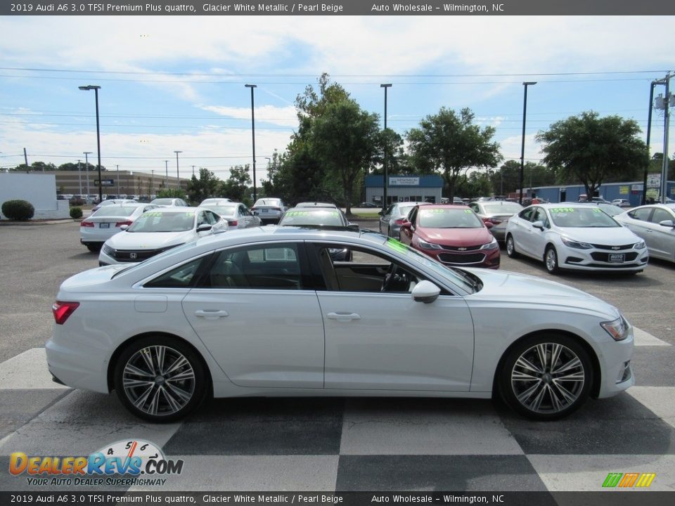 Glacier White Metallic 2019 Audi A6 3.0 TFSI Premium Plus quattro Photo #3