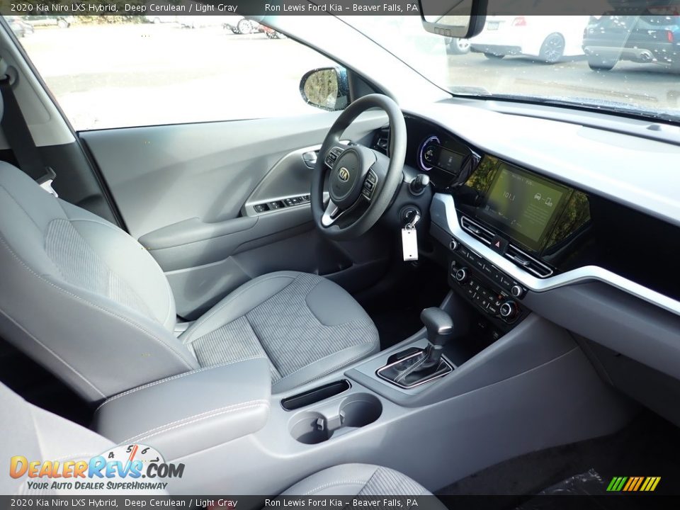 2020 Kia Niro LXS Hybrid Deep Cerulean / Light Gray Photo #10