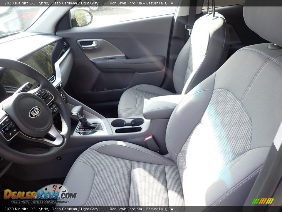2020 Kia Niro LXS Hybrid Deep Cerulean / Light Gray Photo #14