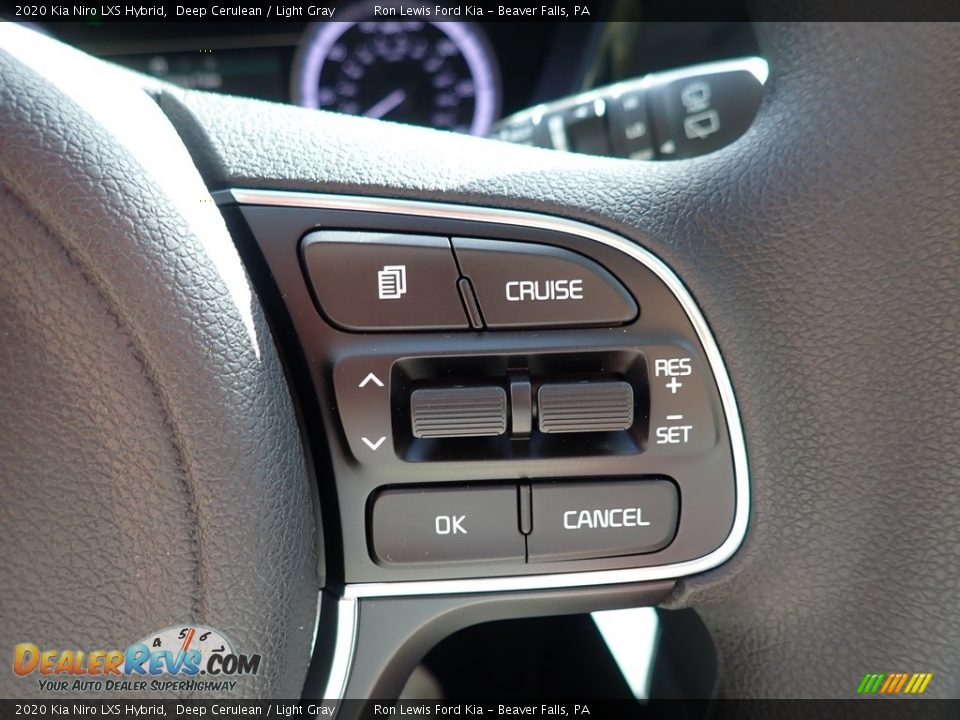 2020 Kia Niro LXS Hybrid Deep Cerulean / Light Gray Photo #18