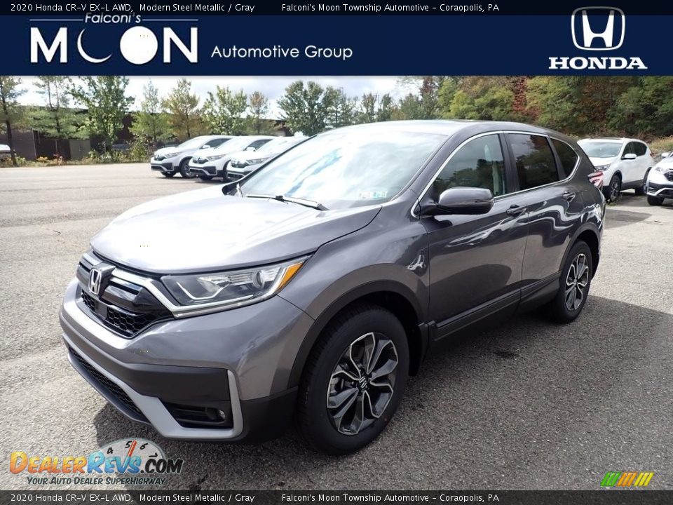 2020 Honda CR-V EX-L AWD Modern Steel Metallic / Gray Photo #1