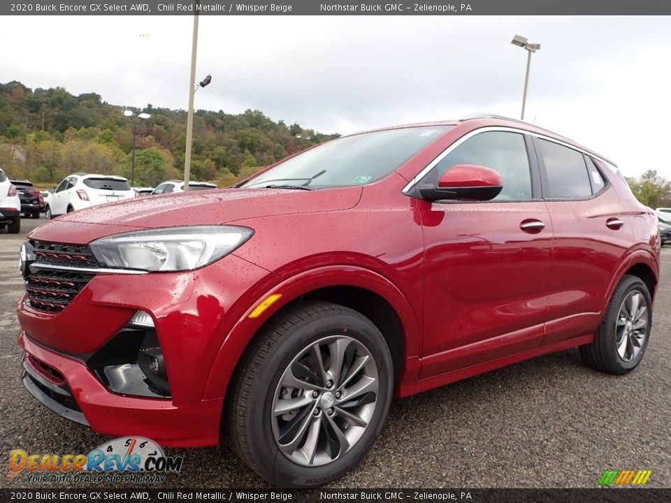 2020 Buick Encore GX Select AWD Chili Red Metallic / Whisper Beige Photo #1