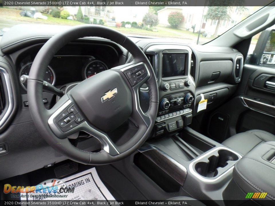 2020 Chevrolet Silverado 3500HD LTZ Crew Cab 4x4 Black / Jet Black Photo #21
