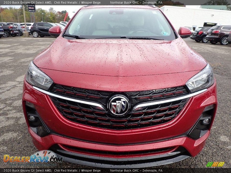 2020 Buick Encore GX Select AWD Chili Red Metallic / Whisper Beige Photo #2