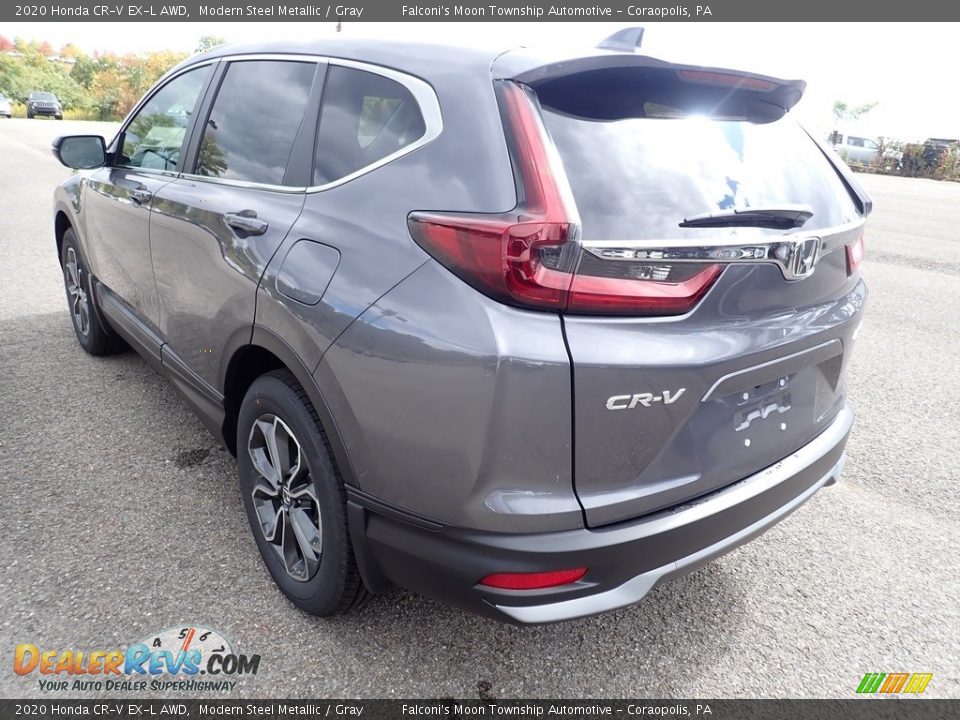 2020 Honda CR-V EX-L AWD Modern Steel Metallic / Gray Photo #3