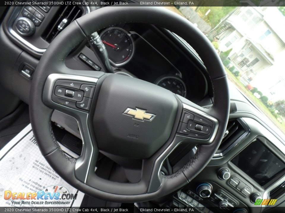 2020 Chevrolet Silverado 3500HD LTZ Crew Cab 4x4 Black / Jet Black Photo #22