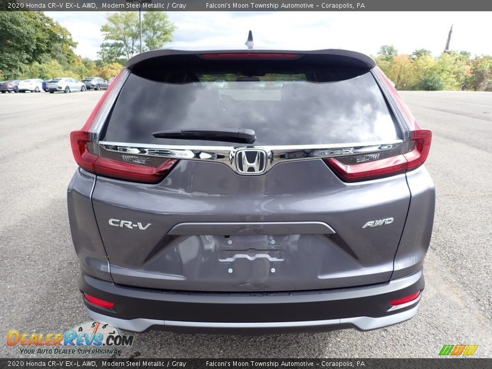 2020 Honda CR-V EX-L AWD Modern Steel Metallic / Gray Photo #4