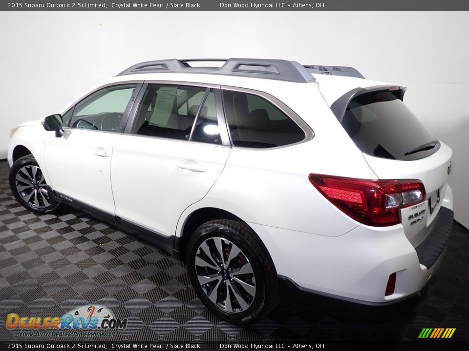 2015 Subaru Outback 2.5i Limited Crystal White Pearl / Slate Black Photo #9