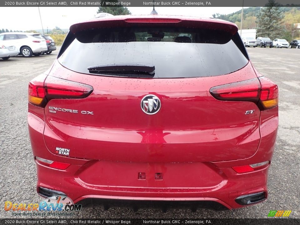 2020 Buick Encore GX Select AWD Chili Red Metallic / Whisper Beige Photo #6