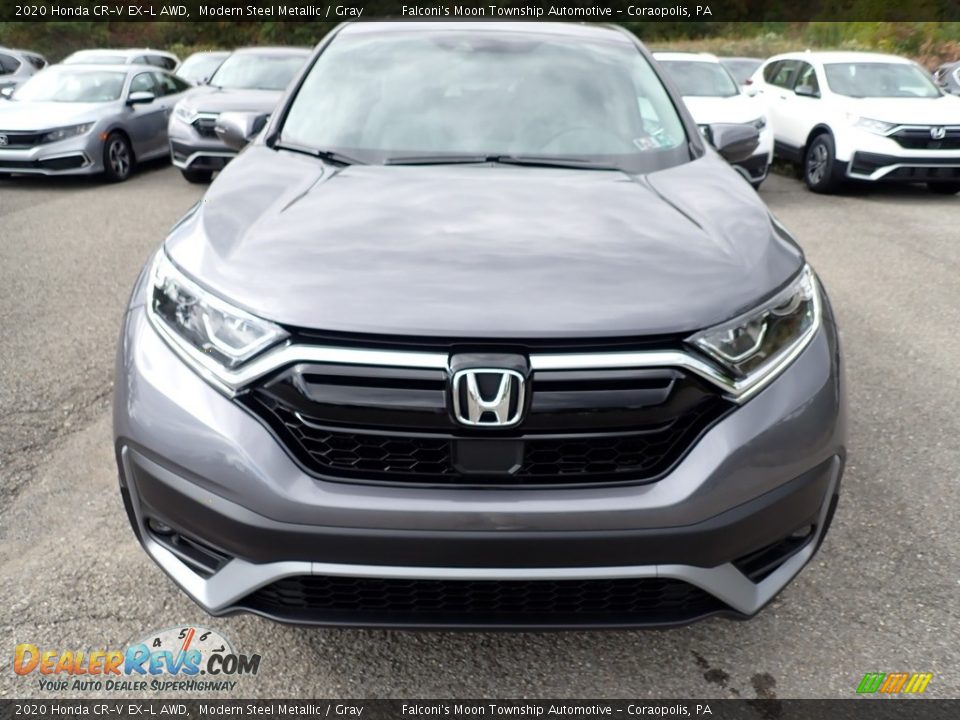 2020 Honda CR-V EX-L AWD Modern Steel Metallic / Gray Photo #7
