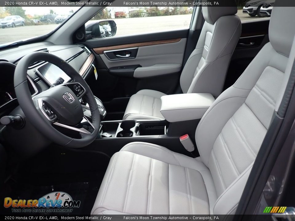 2020 Honda CR-V EX-L AWD Modern Steel Metallic / Gray Photo #8