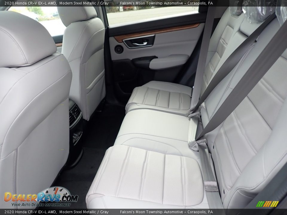 2020 Honda CR-V EX-L AWD Modern Steel Metallic / Gray Photo #9
