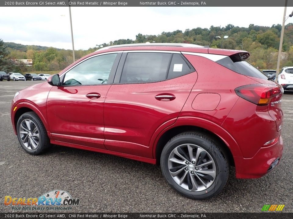 2020 Buick Encore GX Select AWD Chili Red Metallic / Whisper Beige Photo #9