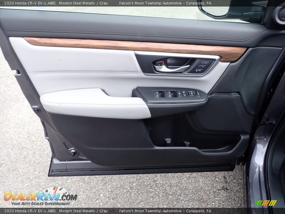 2020 Honda CR-V EX-L AWD Modern Steel Metallic / Gray Photo #11
