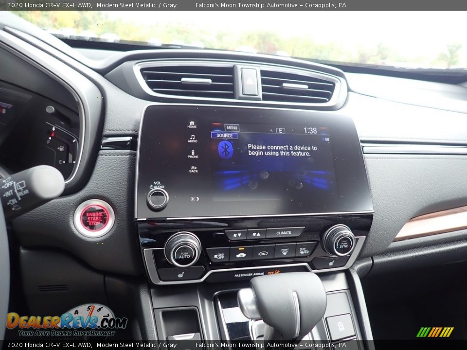 2020 Honda CR-V EX-L AWD Modern Steel Metallic / Gray Photo #14