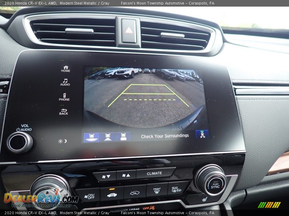 2020 Honda CR-V EX-L AWD Modern Steel Metallic / Gray Photo #15