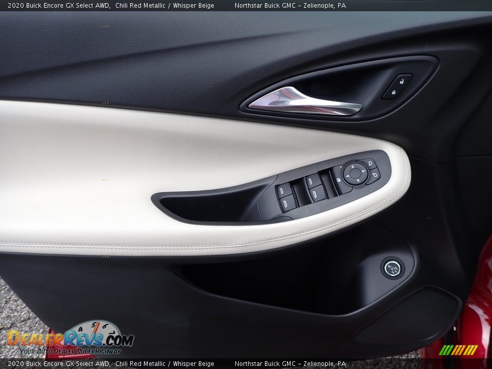 2020 Buick Encore GX Select AWD Chili Red Metallic / Whisper Beige Photo #17