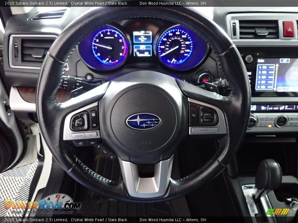 2015 Subaru Outback 2.5i Limited Steering Wheel Photo #31