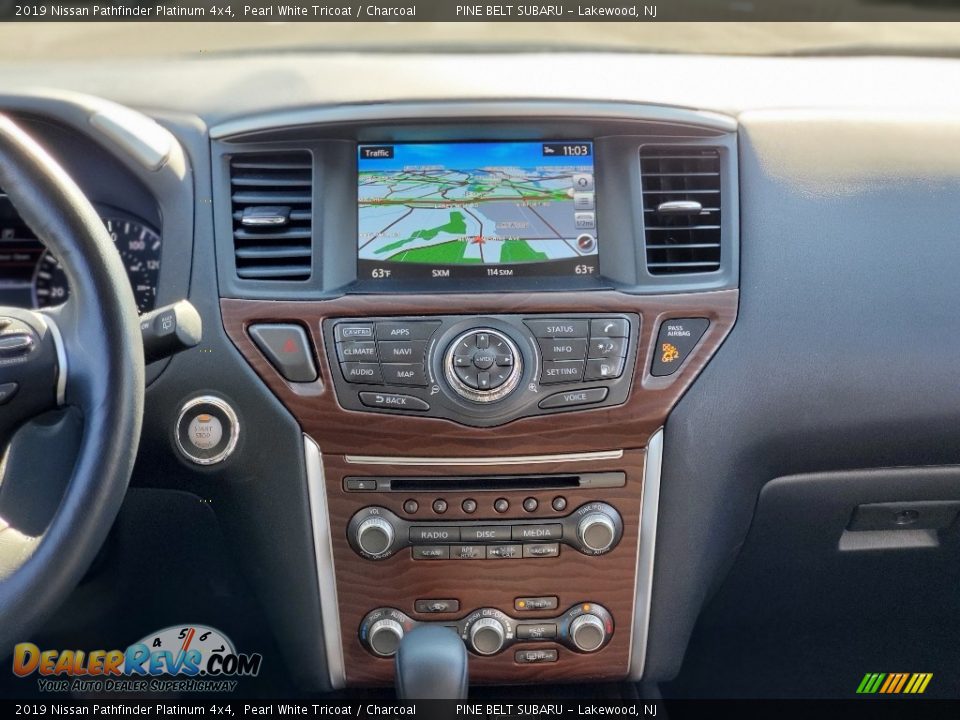 2019 Nissan Pathfinder Platinum 4x4 Pearl White Tricoat / Charcoal Photo #3