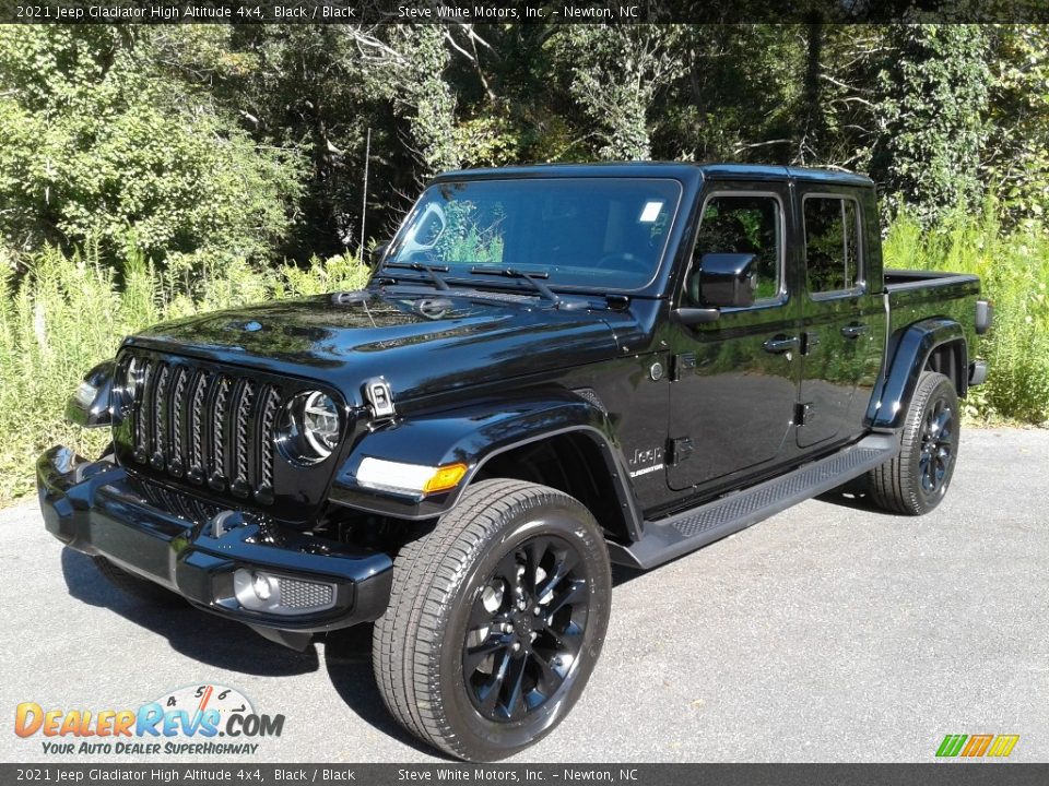 2021 Jeep Gladiator High Altitude 4x4 Black / Black Photo #2