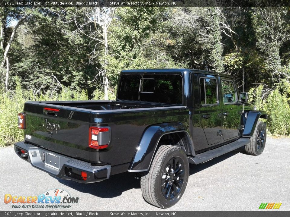 2021 Jeep Gladiator High Altitude 4x4 Black / Black Photo #6