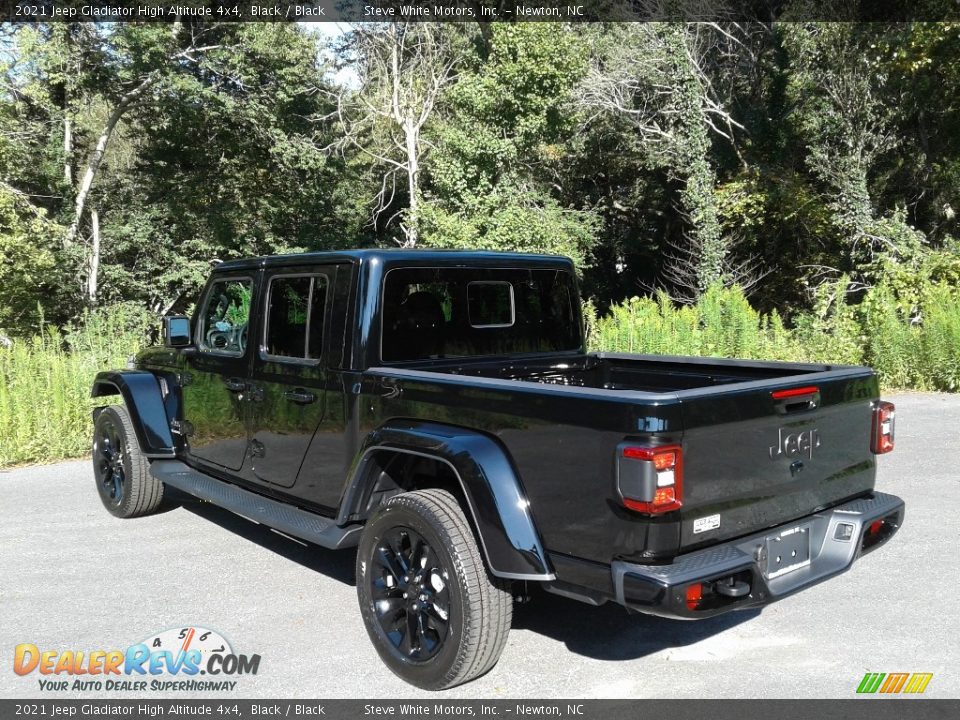 2021 Jeep Gladiator High Altitude 4x4 Black / Black Photo #9