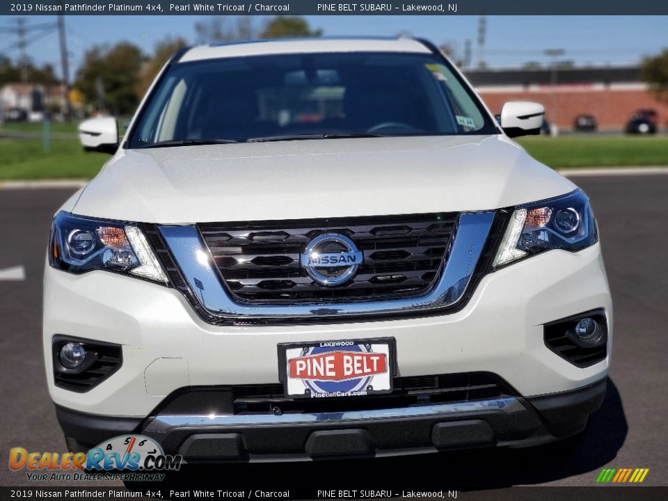 2019 Nissan Pathfinder Platinum 4x4 Pearl White Tricoat / Charcoal Photo #20