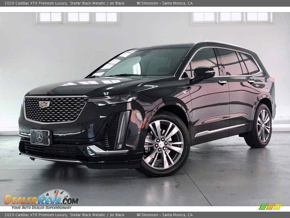 2020 Cadillac XT6 Premium Luxury Stellar Black Metallic / Jet Black Photo #12