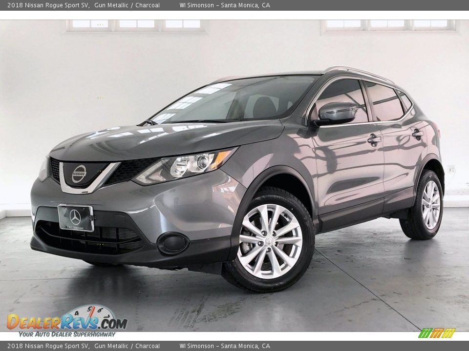 2018 Nissan Rogue Sport SV Gun Metallic / Charcoal Photo #12