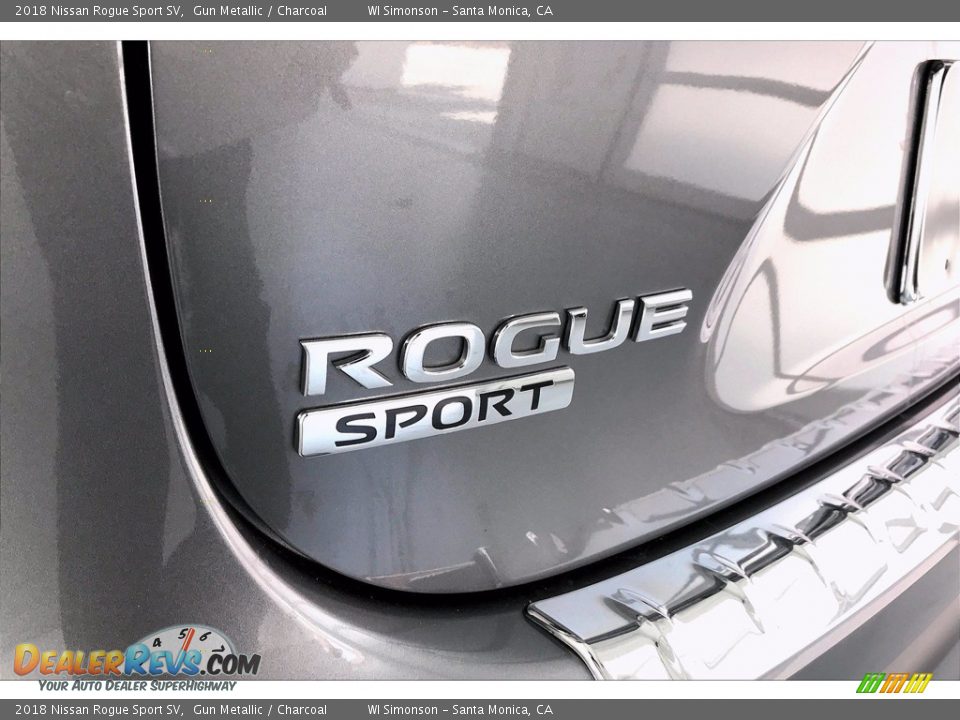 2018 Nissan Rogue Sport SV Gun Metallic / Charcoal Photo #27