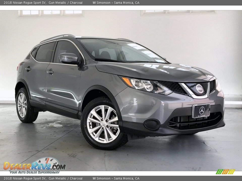 2018 Nissan Rogue Sport SV Gun Metallic / Charcoal Photo #33