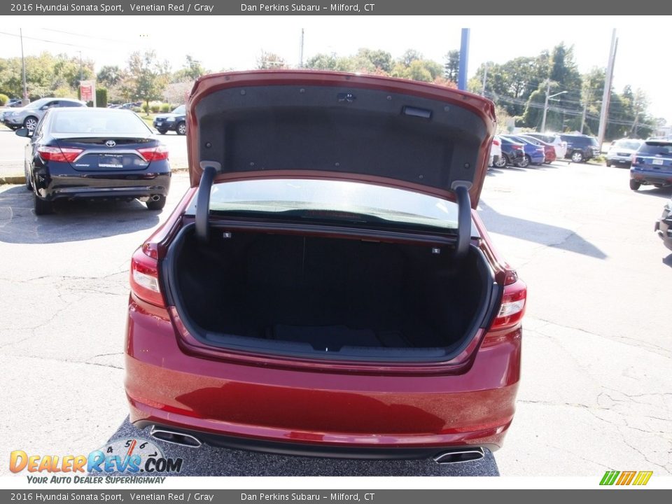 2016 Hyundai Sonata Sport Venetian Red / Gray Photo #13