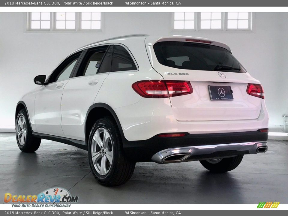 2018 Mercedes-Benz GLC 300 Polar White / Silk Beige/Black Photo #10