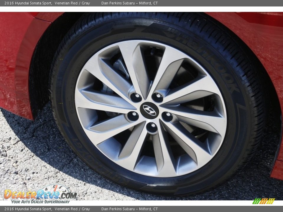2016 Hyundai Sonata Sport Venetian Red / Gray Photo #22