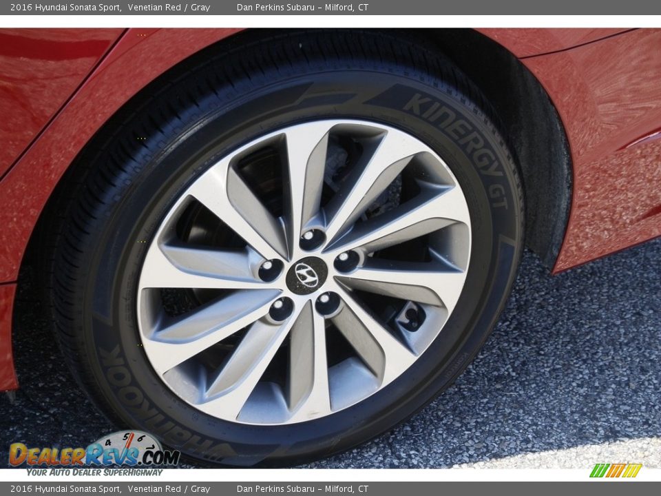2016 Hyundai Sonata Sport Venetian Red / Gray Photo #23